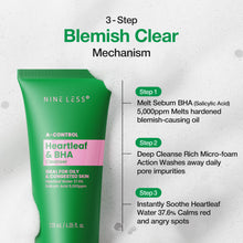 Tải hình ảnh vào trình xem Thư viện, Sữa rửa mặt tạo bọt A-Control Heartleaf & BHA 120ml