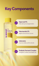 Cargar imagen en el visor de la galería, Tónico B-Boost con ácido kójico al 1% (200 ml)