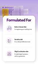Cargar imagen en el visor de la galería, Tónico B-Boost con ácido kójico al 1% (200 ml)