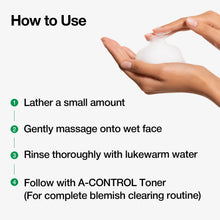 Tải hình ảnh vào trình xem Thư viện, Sữa rửa mặt tạo bọt A-Control Heartleaf & BHA 120ml