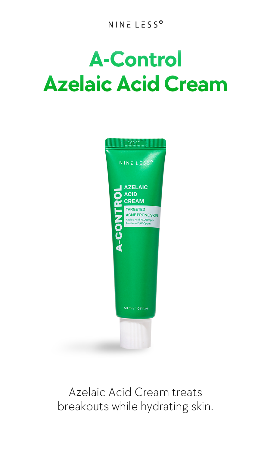 Sesderma AZELAC Moisturizing Cream 1.7 fl. Oz, image size:900x1500
