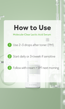 Cargar imagen en el visor de la galería, [MOLECULE-CLEAR] Lactic Acid Serum 30ml
